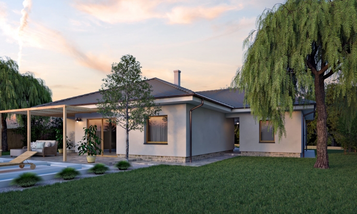 projekt domu BUNGALOW 202